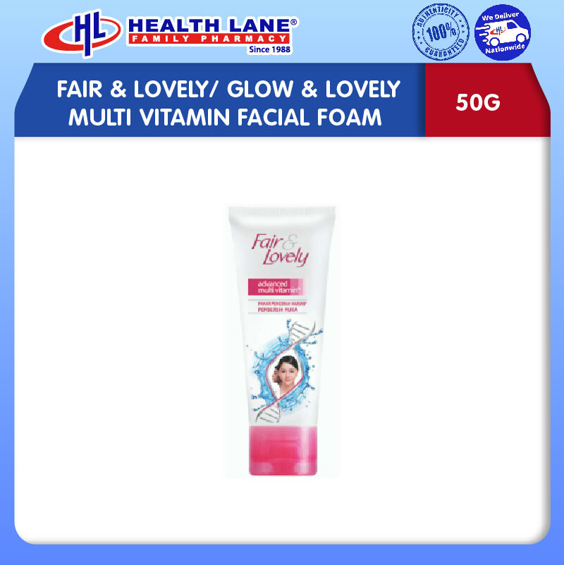 FAIR & LOVELY/ GLOW & LOVELY MULTI VITAMIN FACIAL BERBUIH 50G